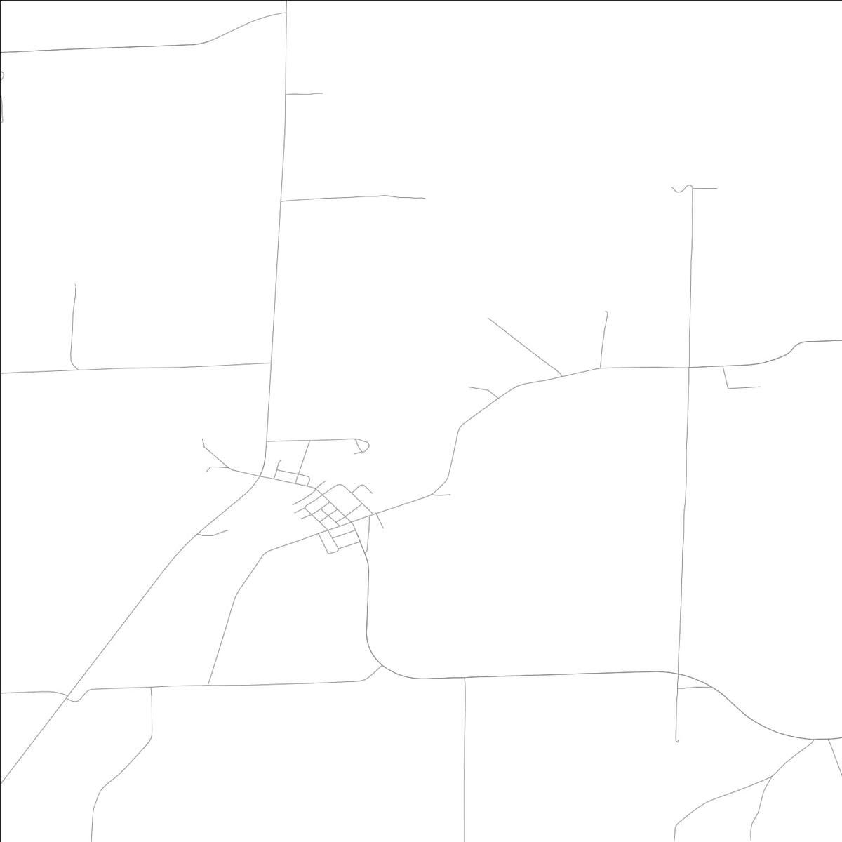 ROAD MAP OF NEW GRAND CHAIN, ILLINOIS BY MAPBAKES