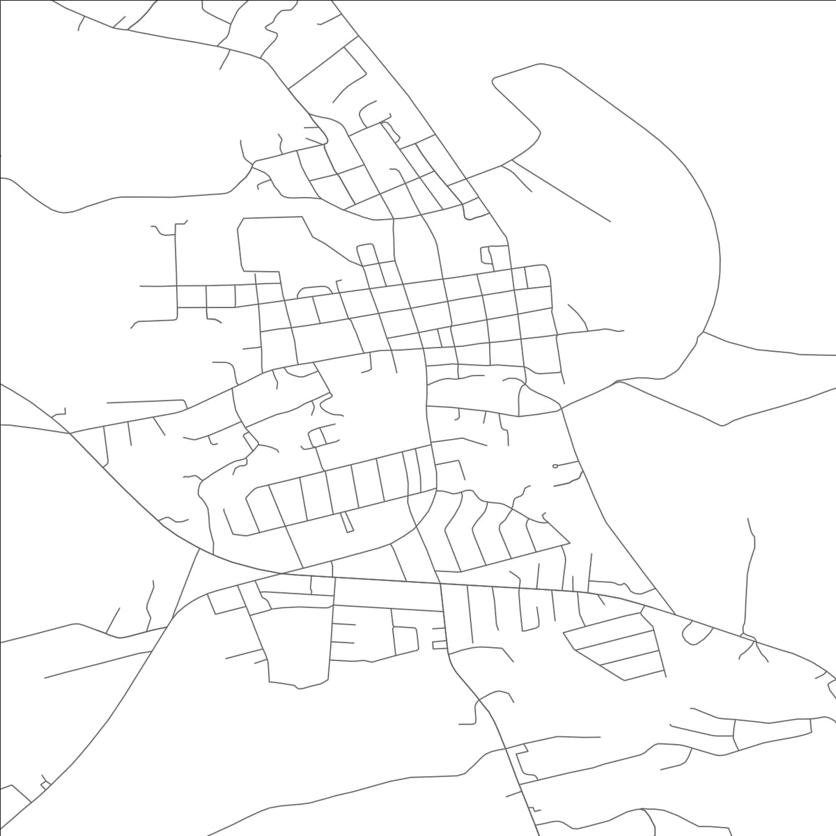 ROAD MAP OF STE. GENEVIEVE, MISSOURI BY MAPBAKES