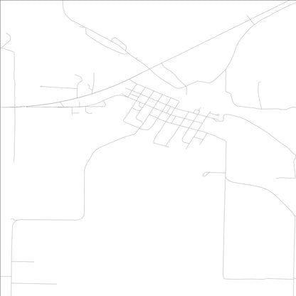 ROAD MAP OF NEW HAVEN, ILLINOIS BY MAPBAKES