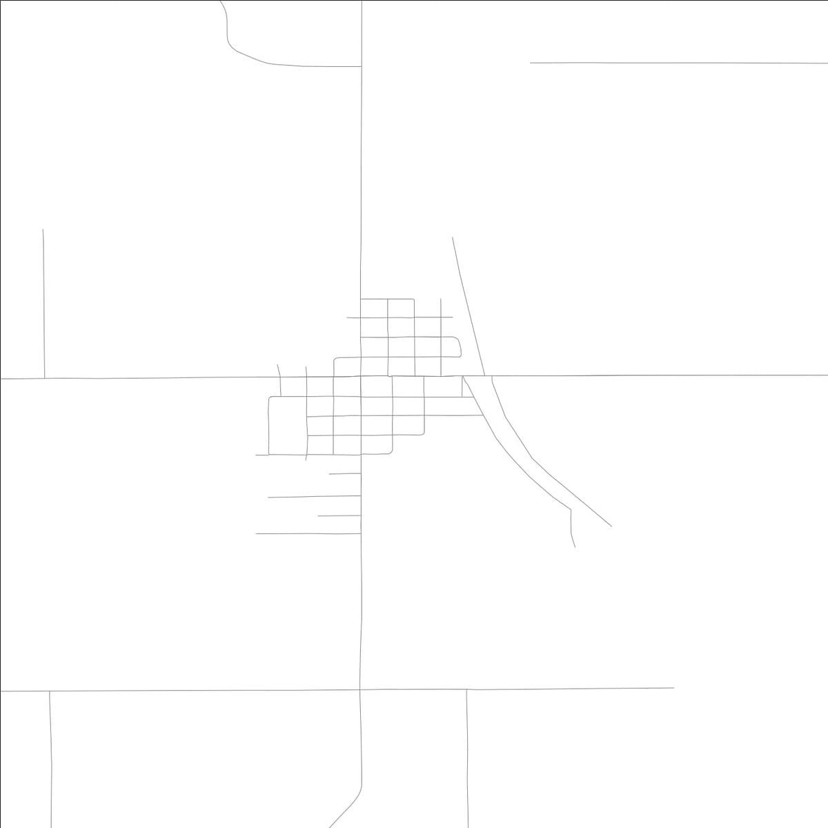 ROAD MAP OF UNION, LOWA BY MAPBAKES