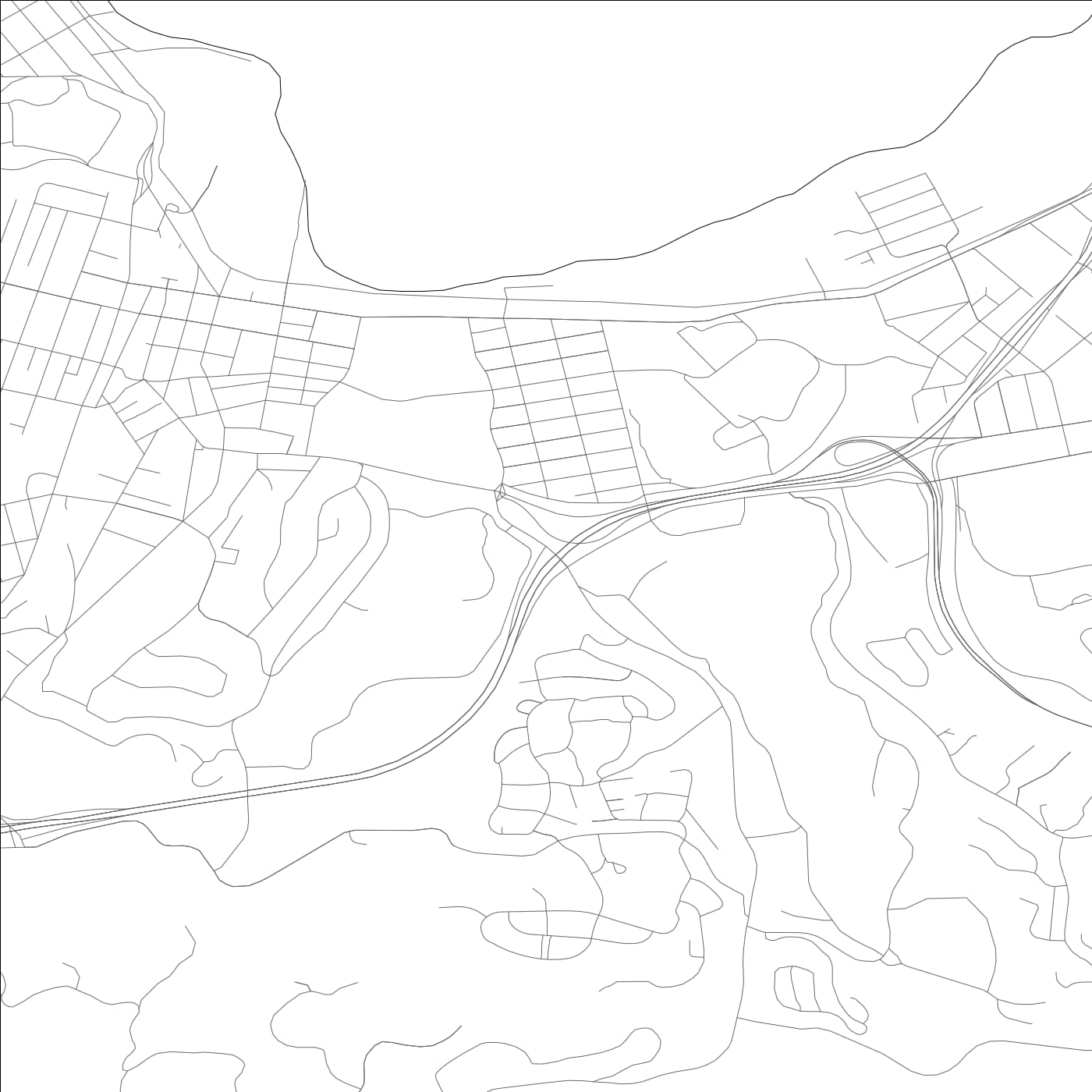 ROAD MAP OF MONTEREY, CALIFORNIA BY MAPBAKES