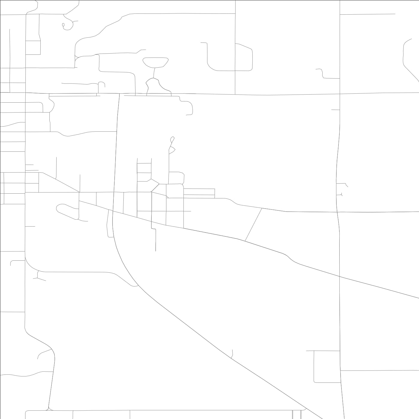 ROAD MAP OF UNIVERSITY PARK, LOWA BY MAPBAKES