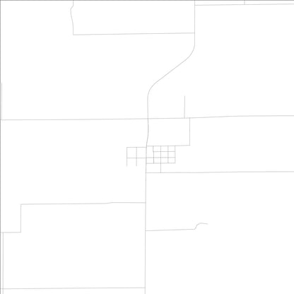 ROAD MAP OF NEW MINDEN, ILLINOIS BY MAPBAKES