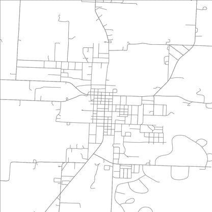 ROAD MAP OF STOCKTON, MISSOURI BY MAPBAKES