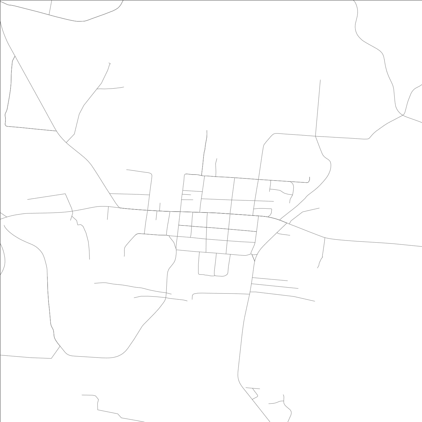 ROAD MAP OF CENTERTOWN, KENTUCKY BY MAPBAKES