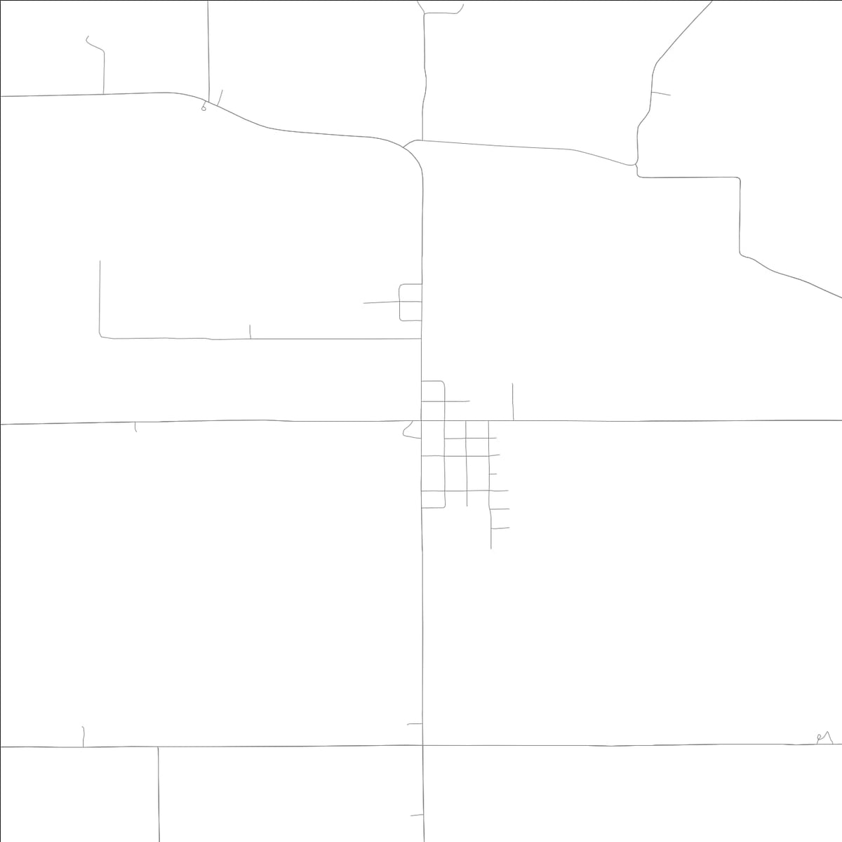 ROAD MAP OF NEW SALEM, ILLINOIS BY MAPBAKES