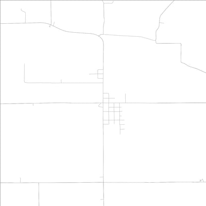ROAD MAP OF NEW SALEM, ILLINOIS BY MAPBAKES