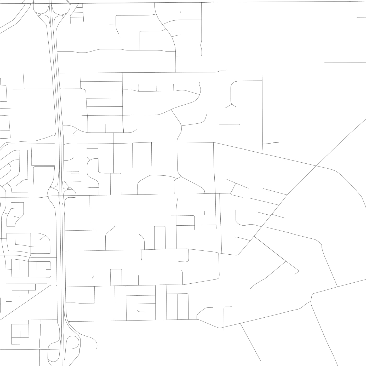 ROAD MAP OF MORADA, CALIFORNIA BY MAPBAKES