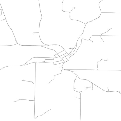 ROAD MAP OF STOUTLAND, MISSOURI BY MAPBAKES