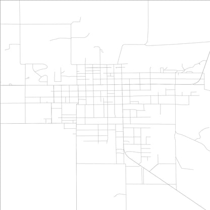 ROAD MAP OF NEWTON, ILLINOIS BY MAPBAKES