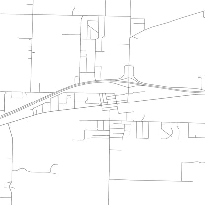 ROAD MAP OF STRAFFORD, MISSOURI BY MAPBAKES
