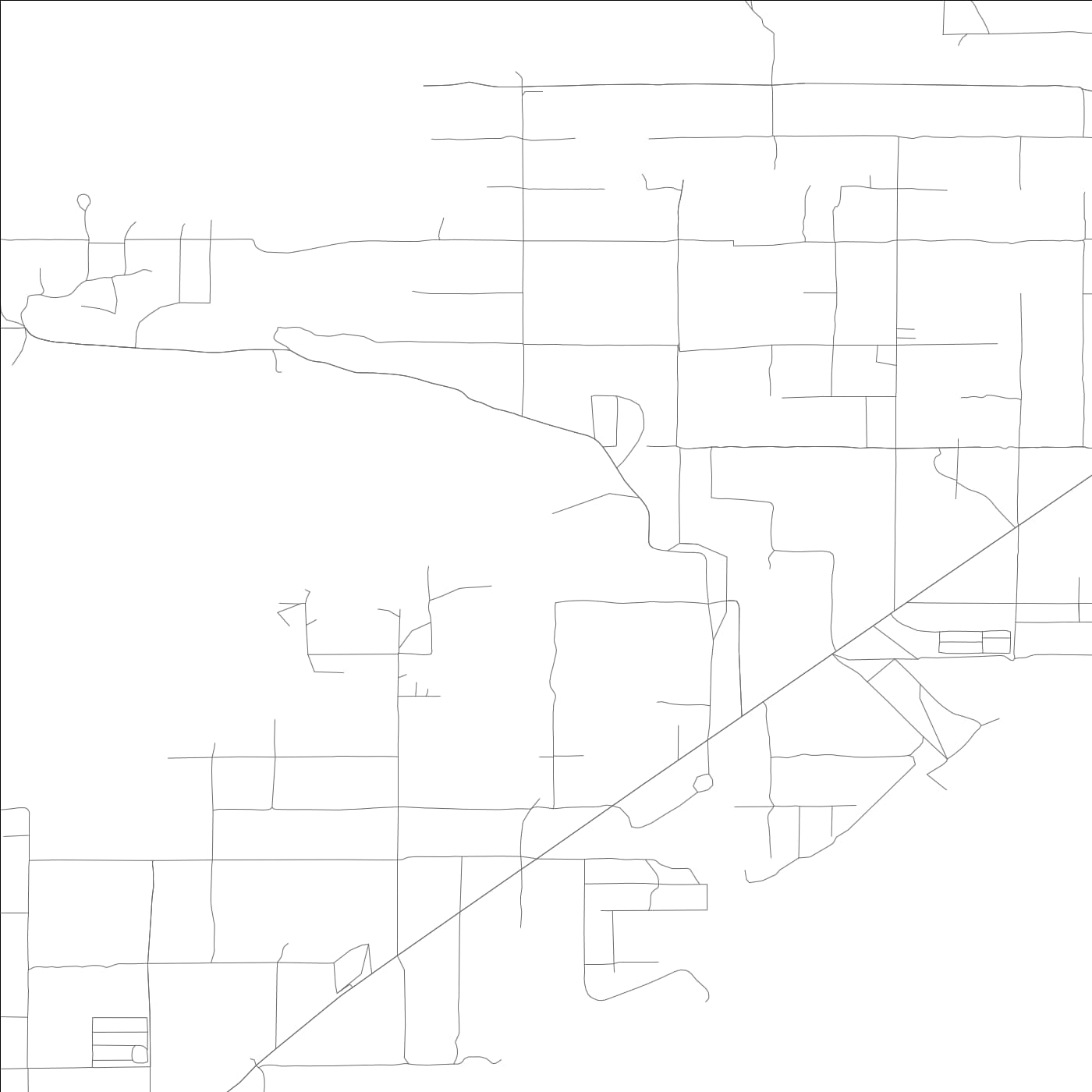 ROAD MAP OF MORONGO VALLEY, CALIFORNIA BY MAPBAKES