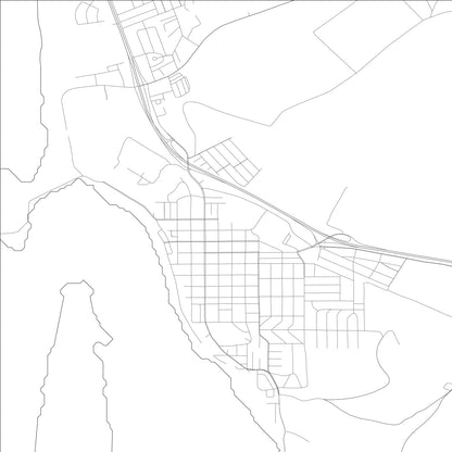 ROAD MAP OF MORRO BAY, CALIFORNIA BY MAPBAKES