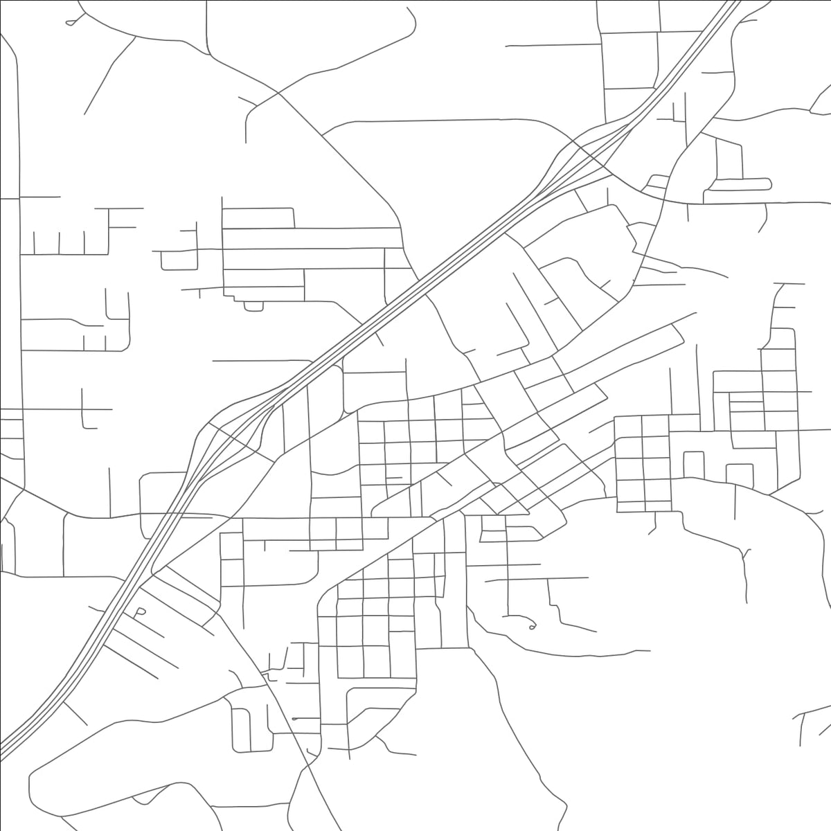 ROAD MAP OF SULLIVAN, MISSOURI BY MAPBAKES