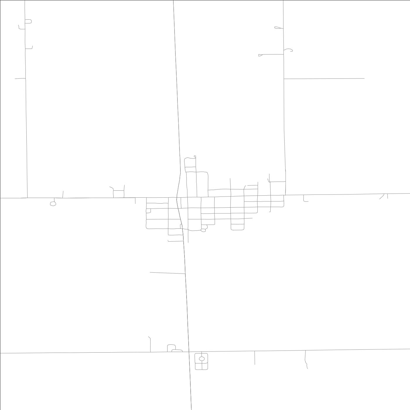 ROAD MAP OF CHALMERS, INDIANA BY MAPBAKES