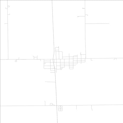 ROAD MAP OF CHALMERS, INDIANA BY MAPBAKES