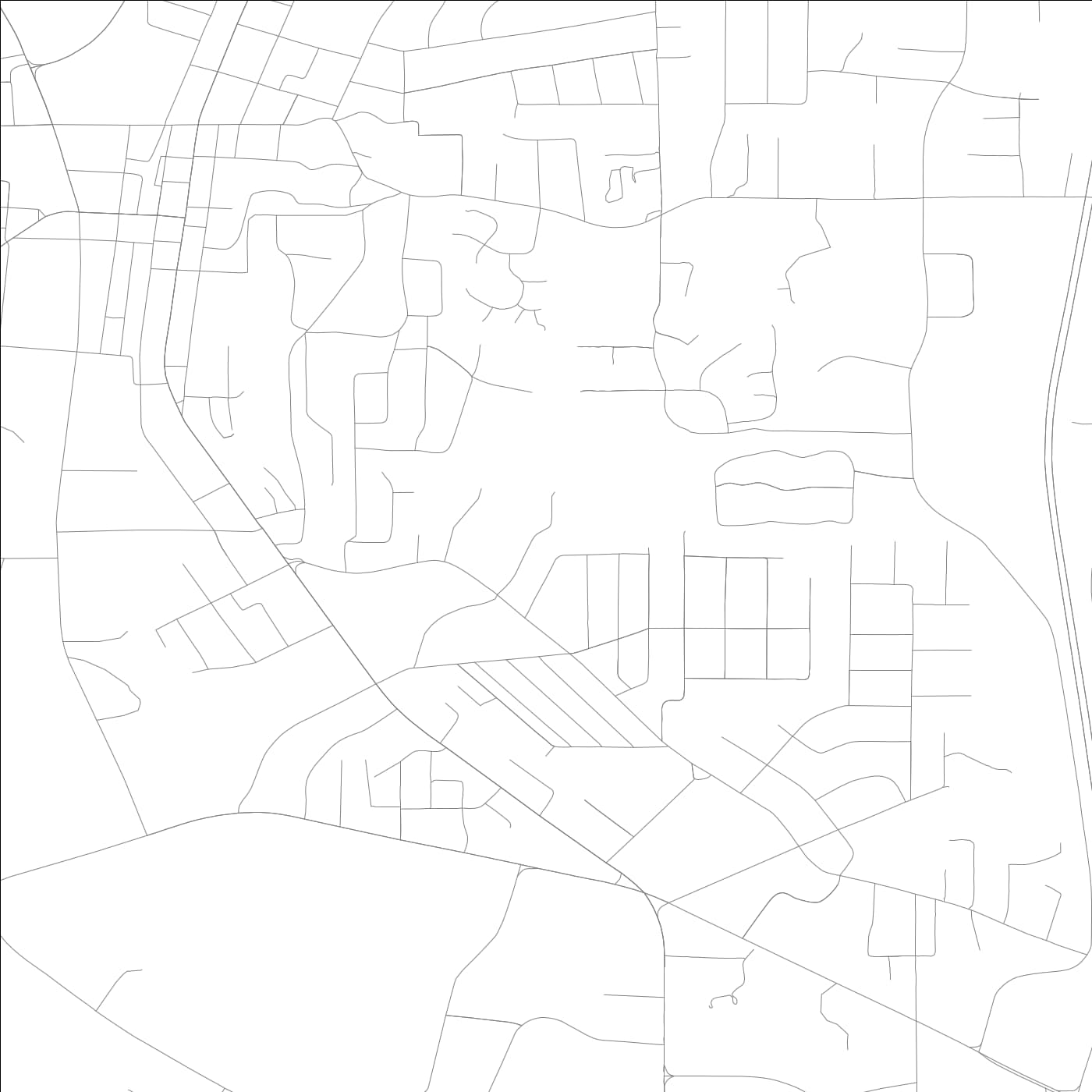 ROAD MAP OF CALHOUN, GEORGIA BY MAPBAKES