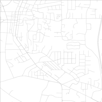 ROAD MAP OF CALHOUN, GEORGIA BY MAPBAKES