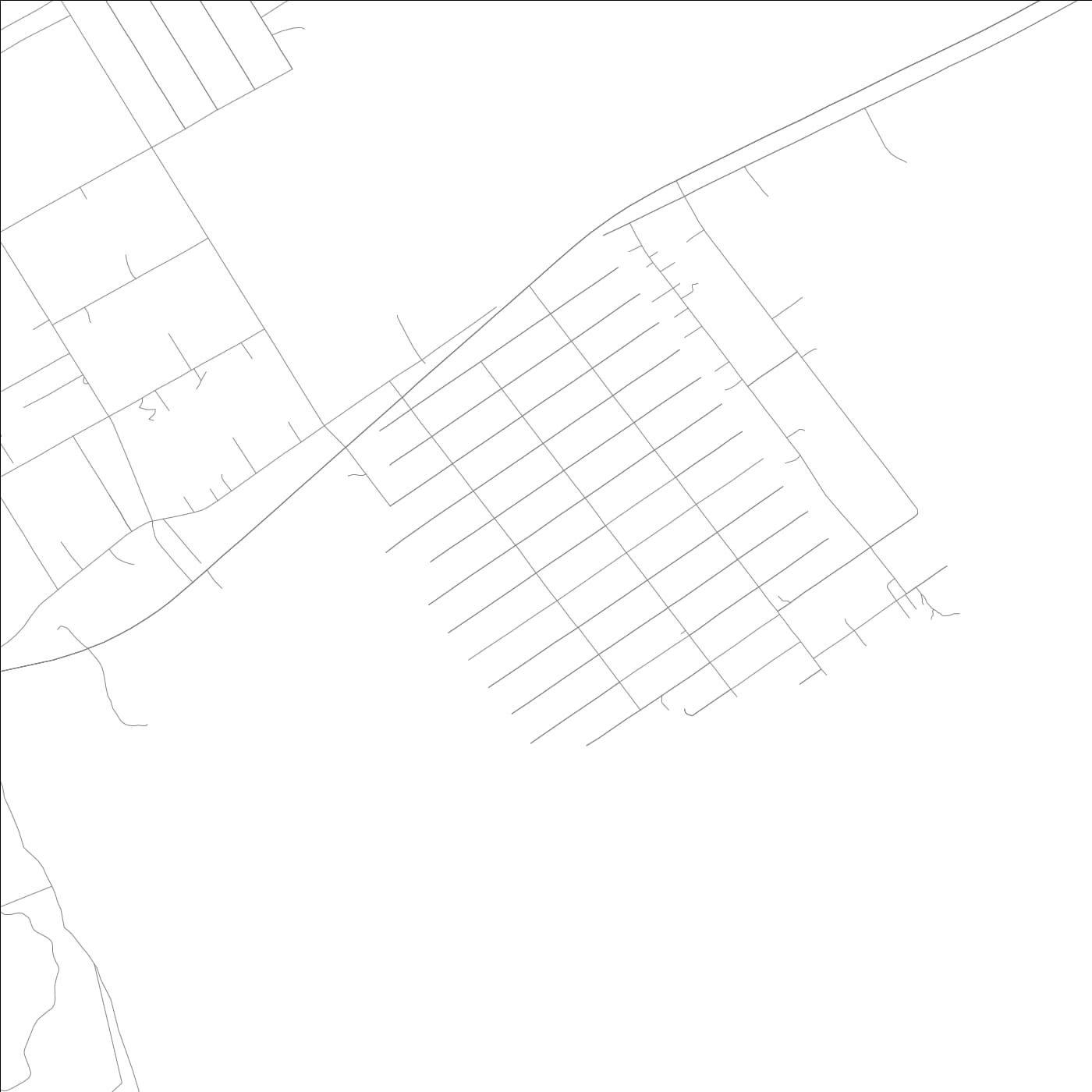 ROAD MAP OF MAUNA LOA ESTATES, HAWAII BY MAPBAKES