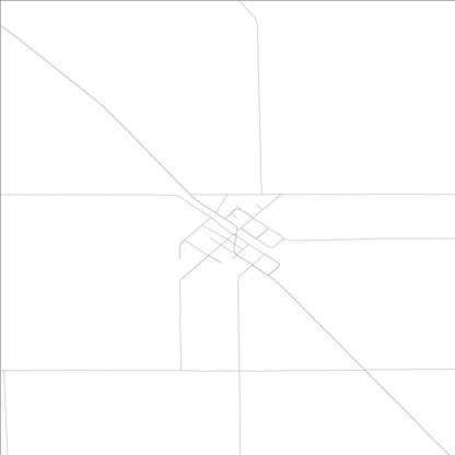 ROAD MAP OF NORA, ILLINOIS BY MAPBAKES