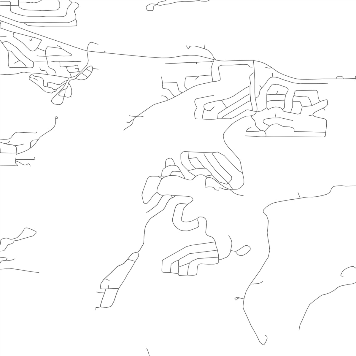 ROAD MAP OF SUNDOWN, MISSOURI BY MAPBAKES
