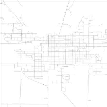 ROAD MAP OF VINTON, LOWA BY MAPBAKES