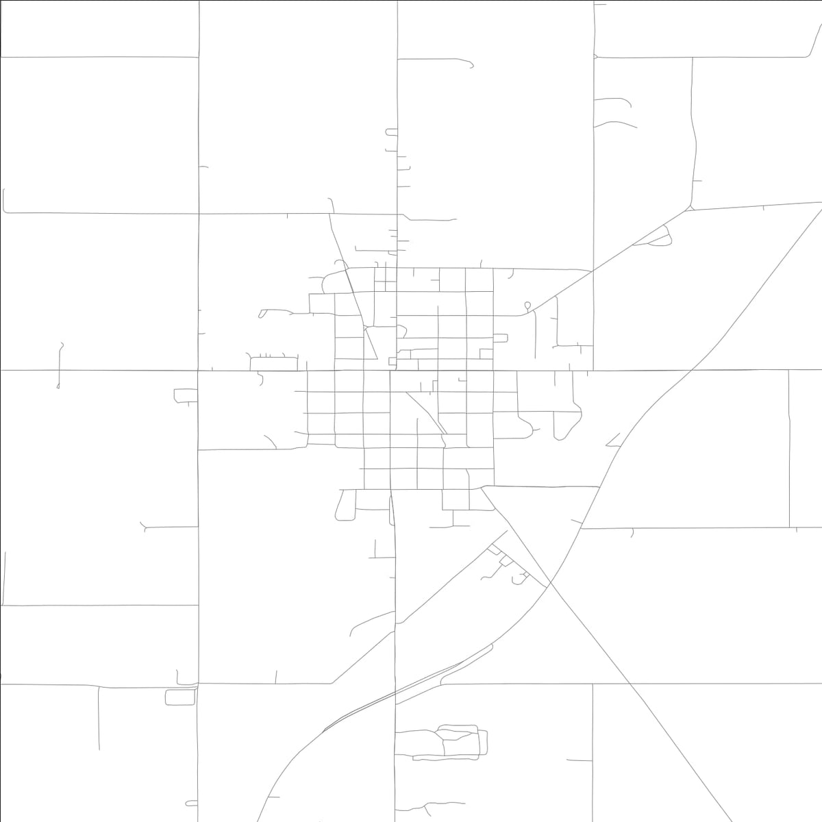 ROAD MAP OF NORRIS CITY, ILLINOIS BY MAPBAKES