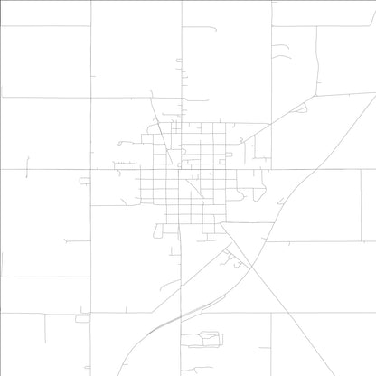 ROAD MAP OF NORRIS CITY, ILLINOIS BY MAPBAKES