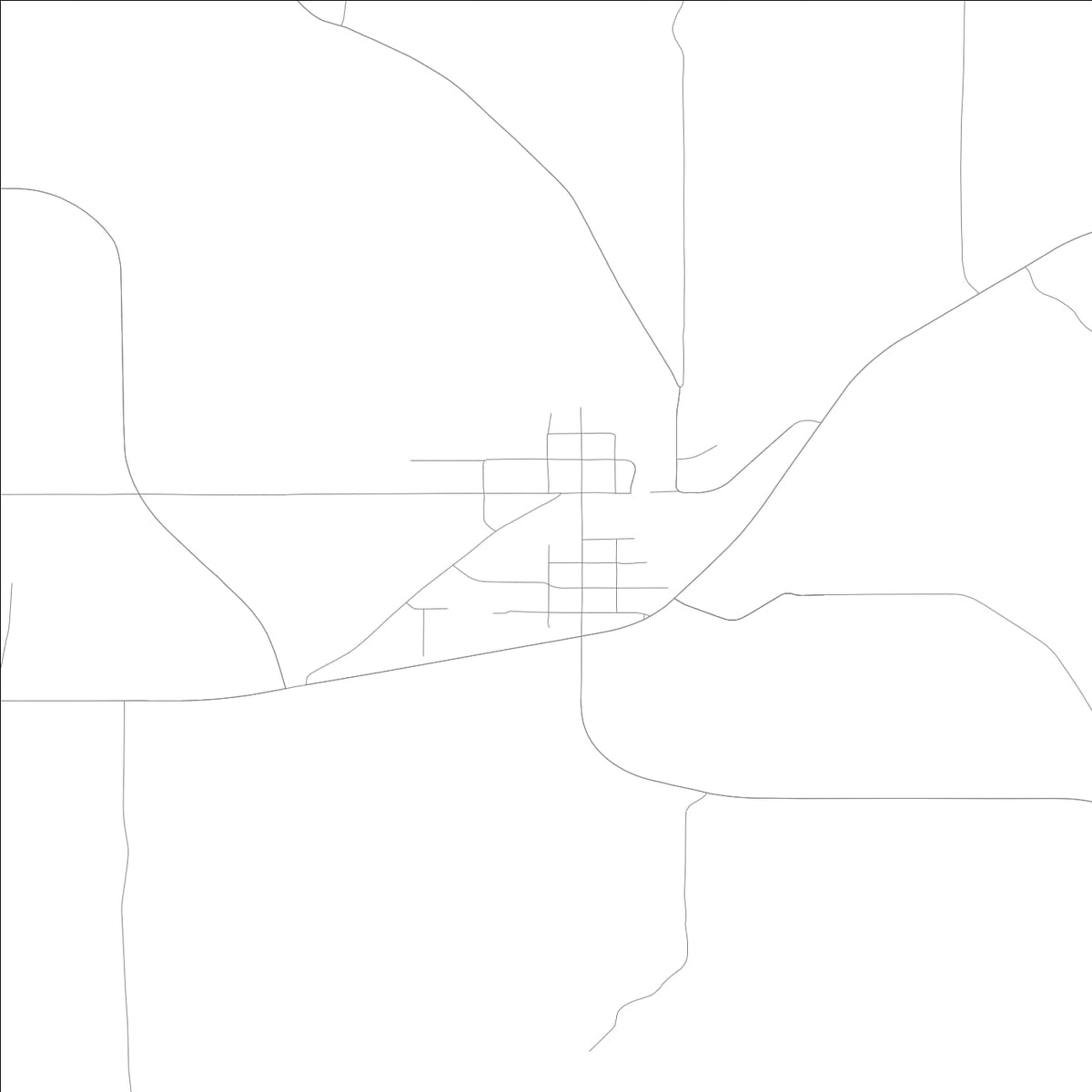 ROAD MAP OF VOLGA, LOWA BY MAPBAKES