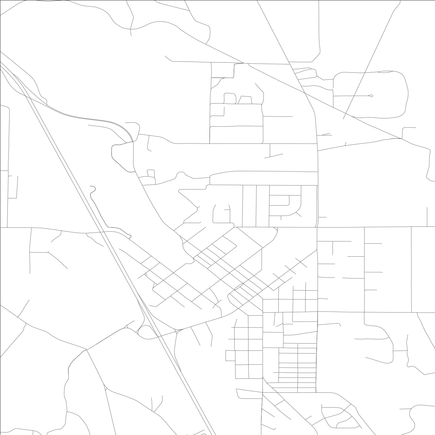 ROAD MAP OF MOUNT SHASTA, CALIFORNIA BY MAPBAKES