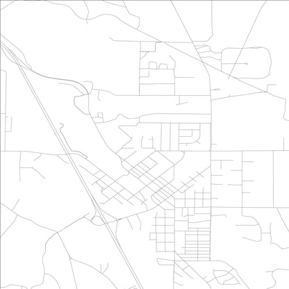 ROAD MAP OF MOUNT SHASTA, CALIFORNIA BY MAPBAKES