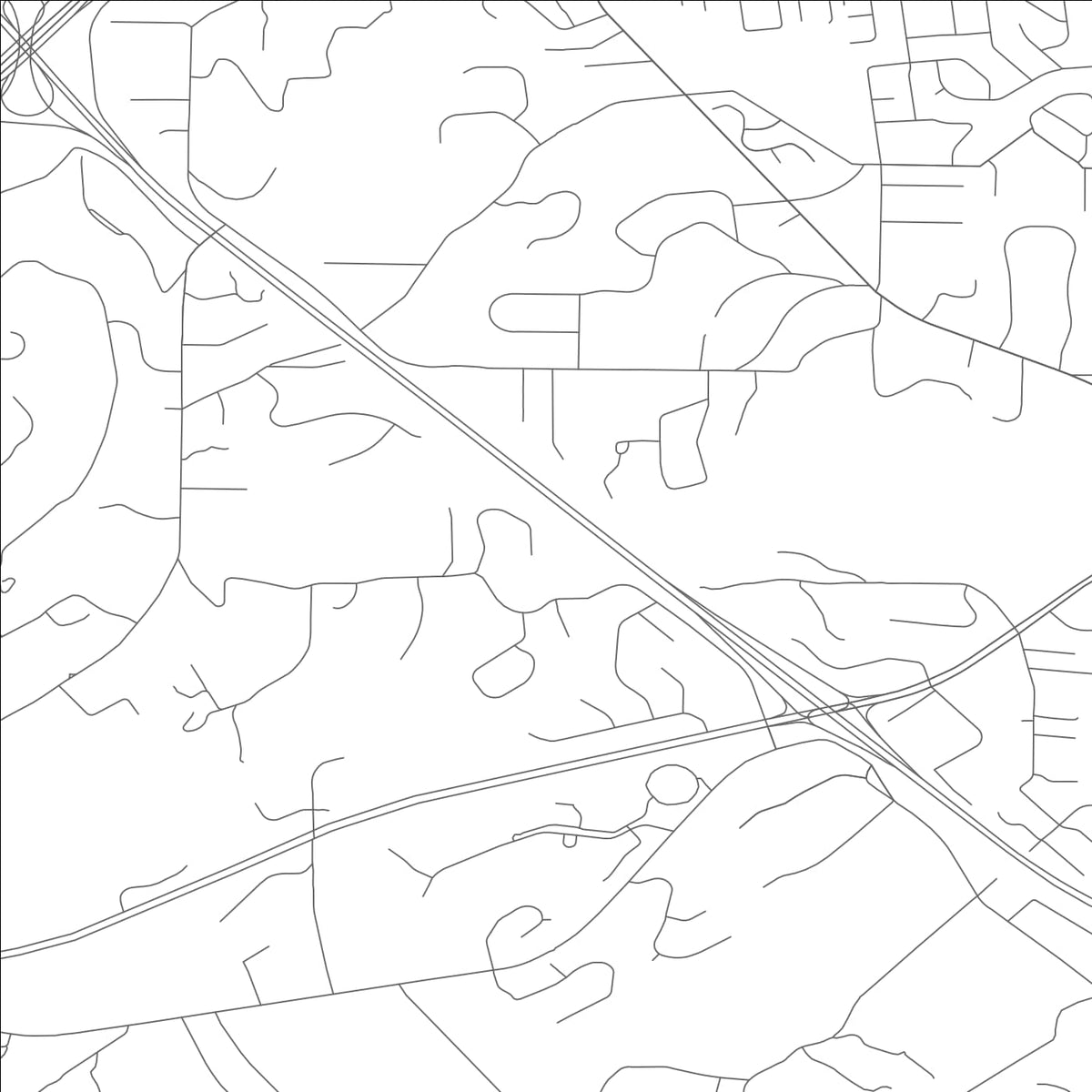 ROAD MAP OF SUNSET HILLS, MISSOURI BY MAPBAKES