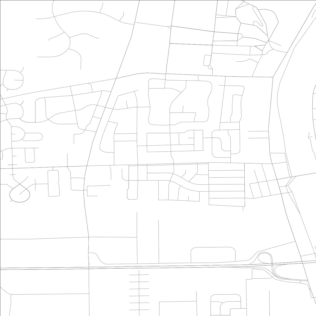 ROAD MAP OF NORTH AURORA, ILLINOIS BY MAPBAKES