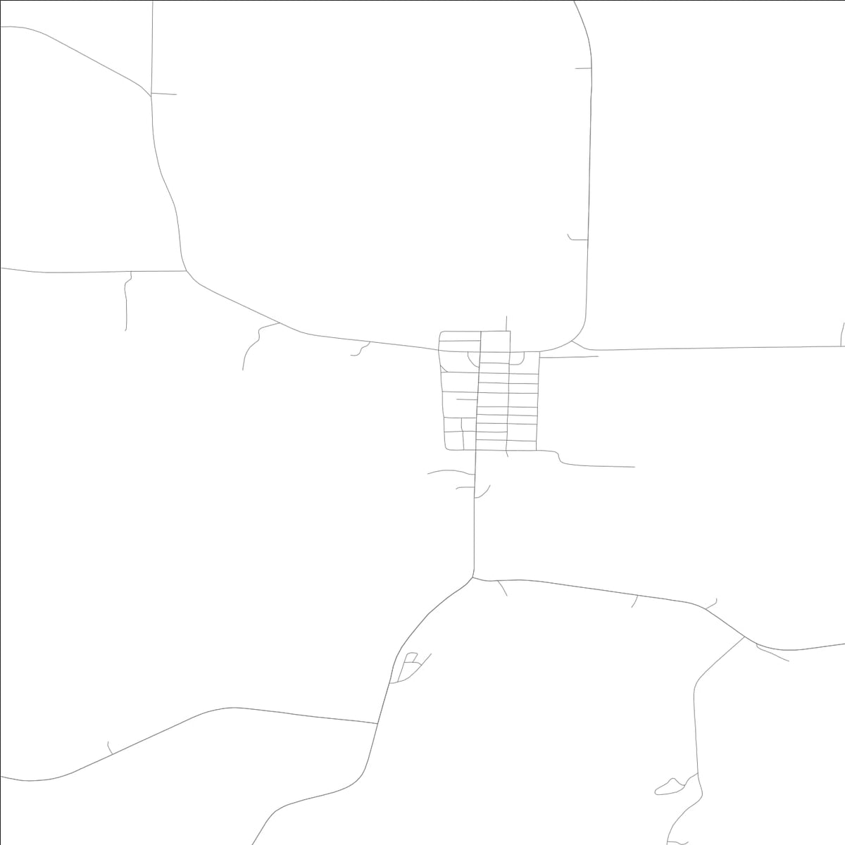 ROAD MAP OF WADENA, LOWA BY MAPBAKES