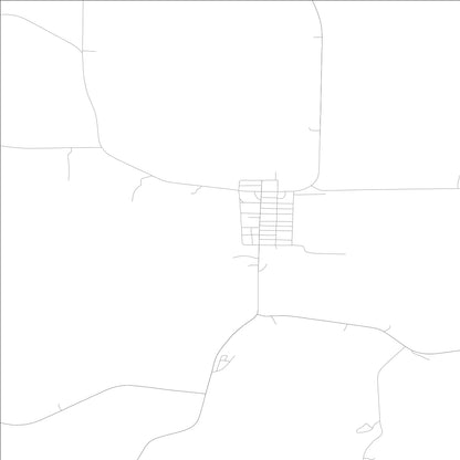 ROAD MAP OF WADENA, LOWA BY MAPBAKES