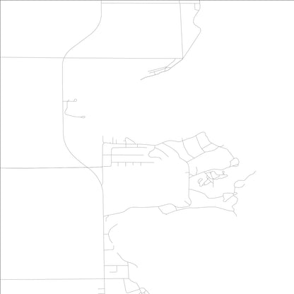 ROAD MAP OF WAHPETON, LOWA BY MAPBAKES