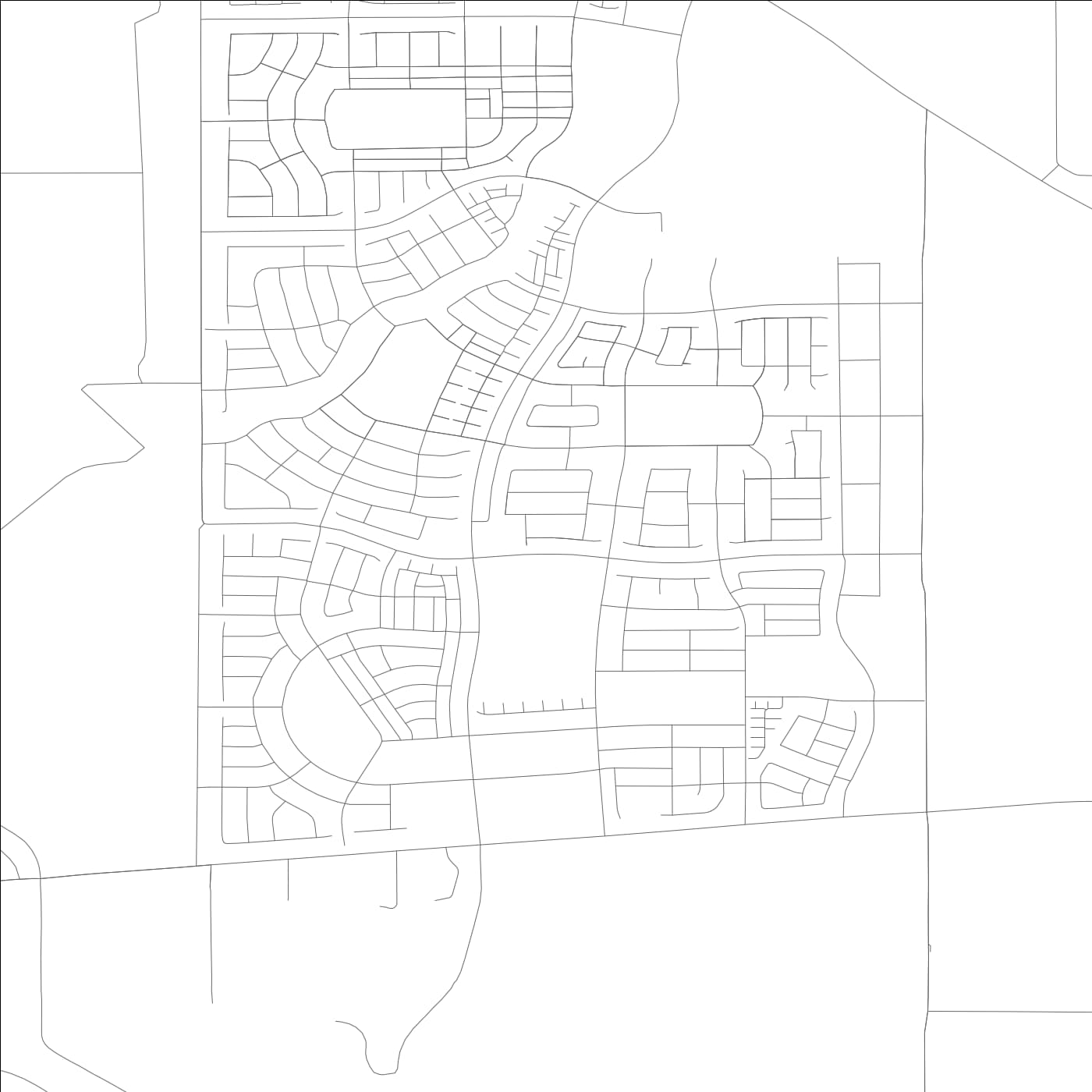 ROAD MAP OF MOUNTAIN HOUSE, CALIFORNIA BY MAPBAKES