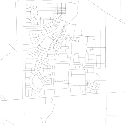 ROAD MAP OF MOUNTAIN HOUSE, CALIFORNIA BY MAPBAKES