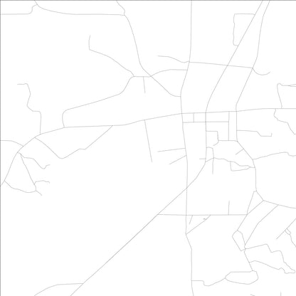 ROAD MAP OF CALVARY, GEORGIA BY MAPBAKES