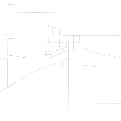 ROAD MAP OF WALL LAKE, LOWA BY MAPBAKES