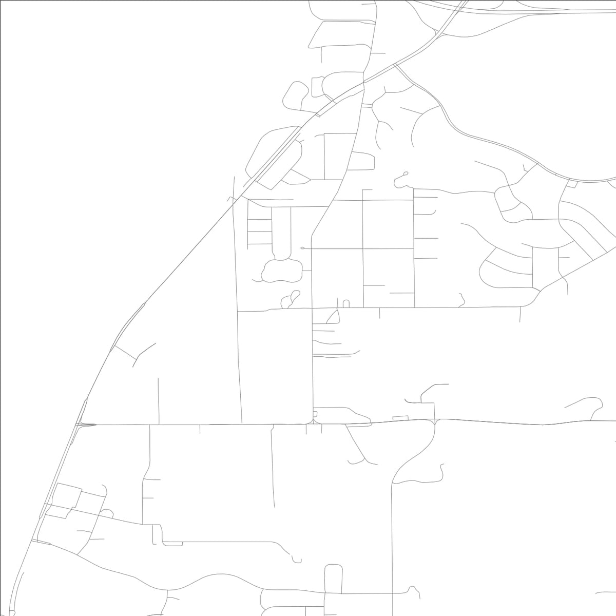 ROAD MAP OF NORTH PEKIN, ILLINOIS BY MAPBAKES