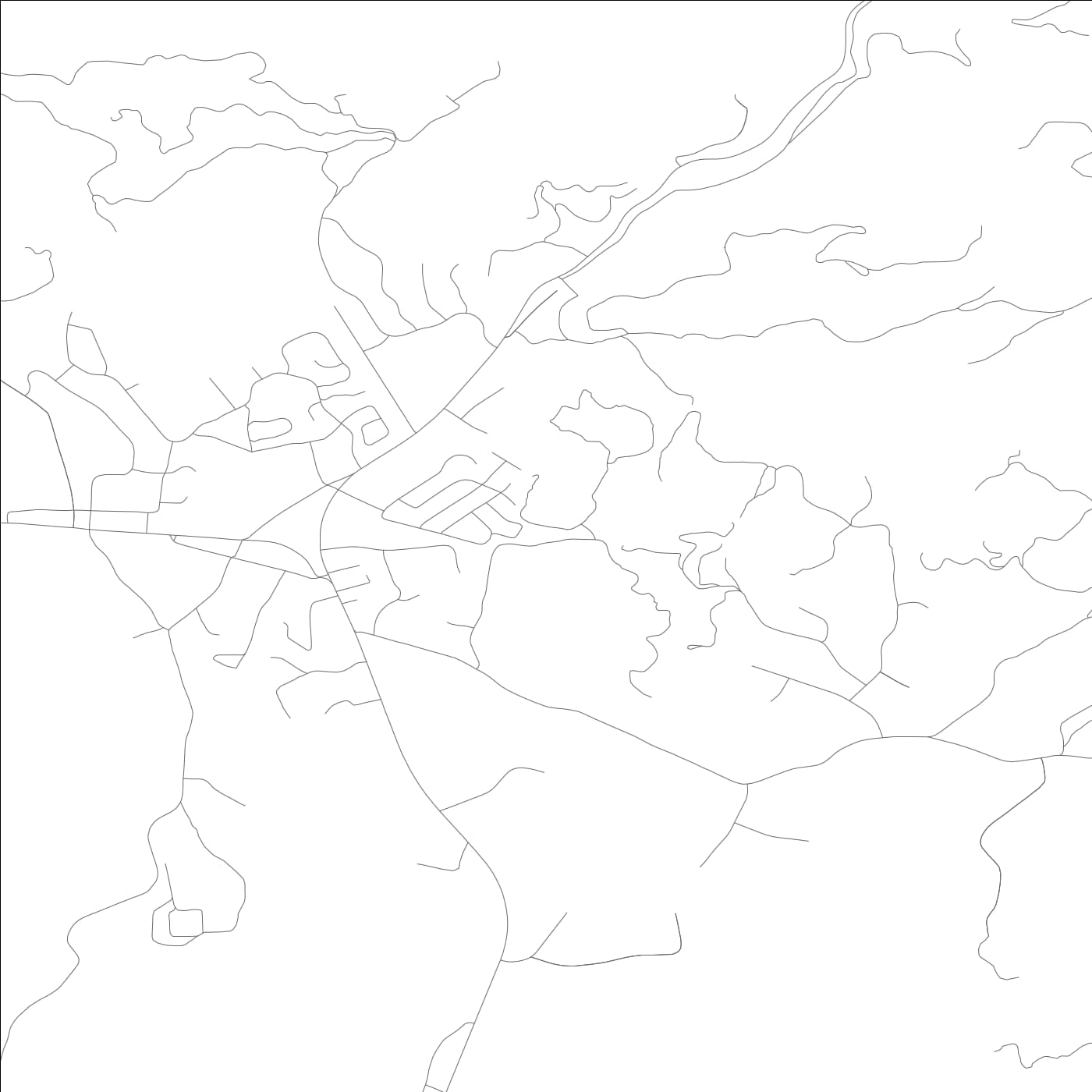 ROAD MAP OF MURPHYS, CALIFORNIA BY MAPBAKES