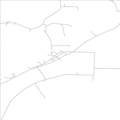 ROAD MAP OF TEBBETTS, MISSOURI BY MAPBAKES