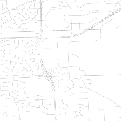 ROAD MAP OF OAK BROOK, ILLINOIS BY MAPBAKES