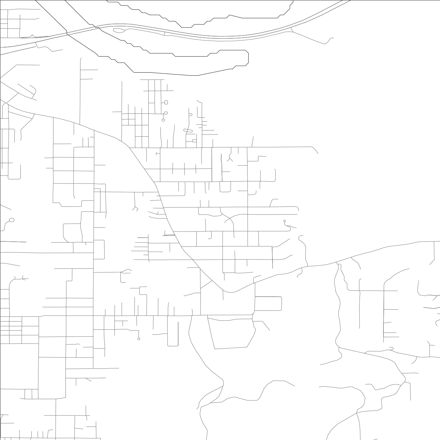 ROAD MAP OF MYRTLETOWN, CALIFORNIA BY MAPBAKES