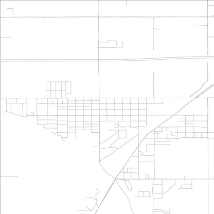 ROAD MAP OF HEYBURN, IDAHO BY MAPBAKES