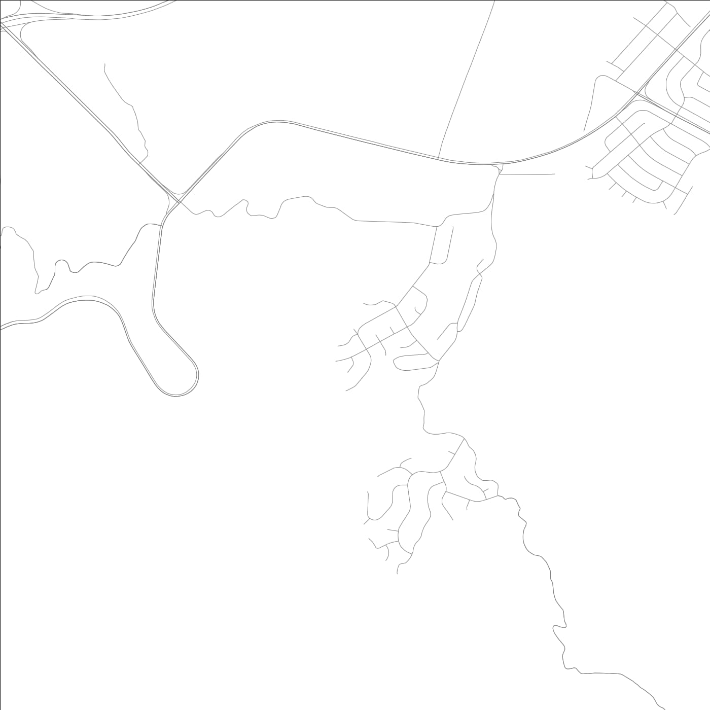 ROAD MAP OF MAUNAWILI, HAWAII BY MAPBAKES