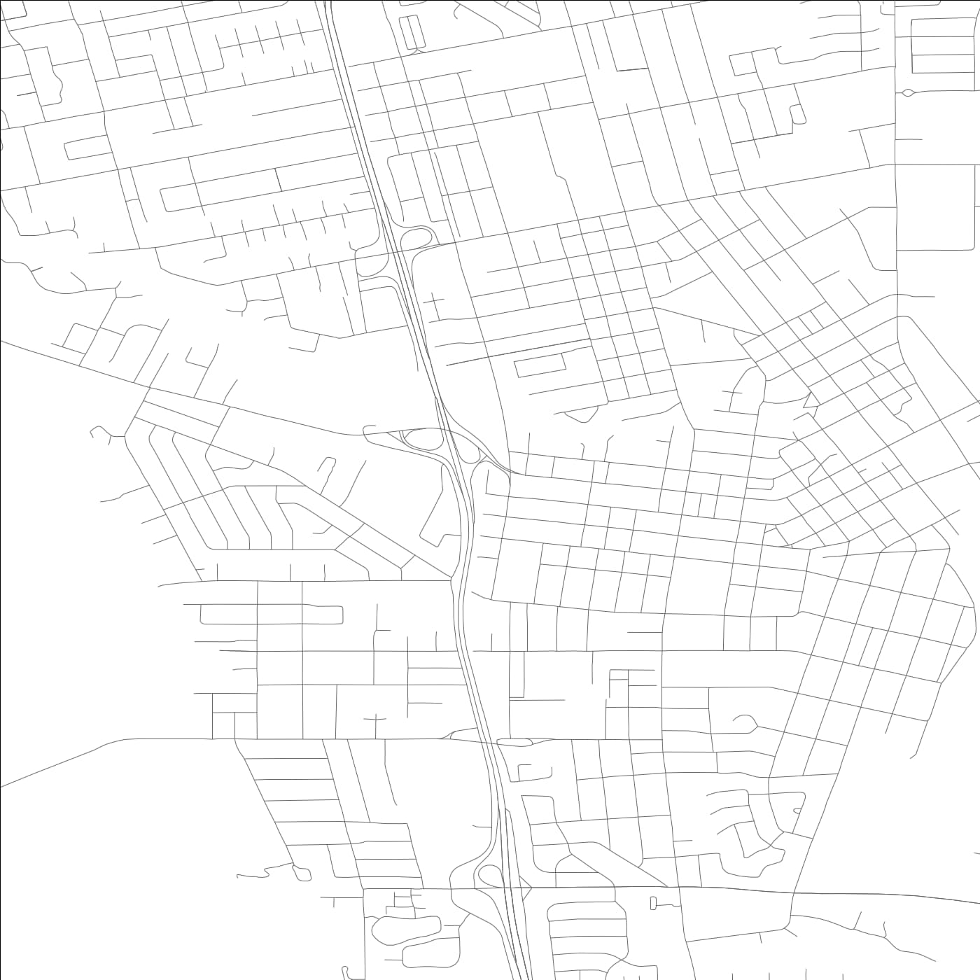 ROAD MAP OF NAPA, CALIFORNIA BY MAPBAKES