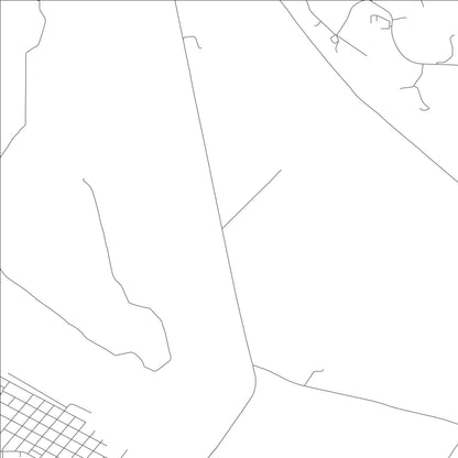 ROAD MAP OF THREE CREEKS, MISSOURI BY MAPBAKES