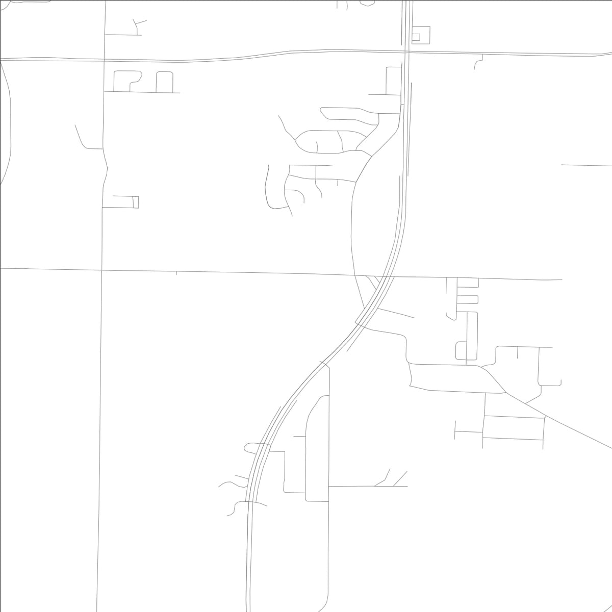 ROAD MAP OF OAK GROVE, ILLINOIS BY MAPBAKES